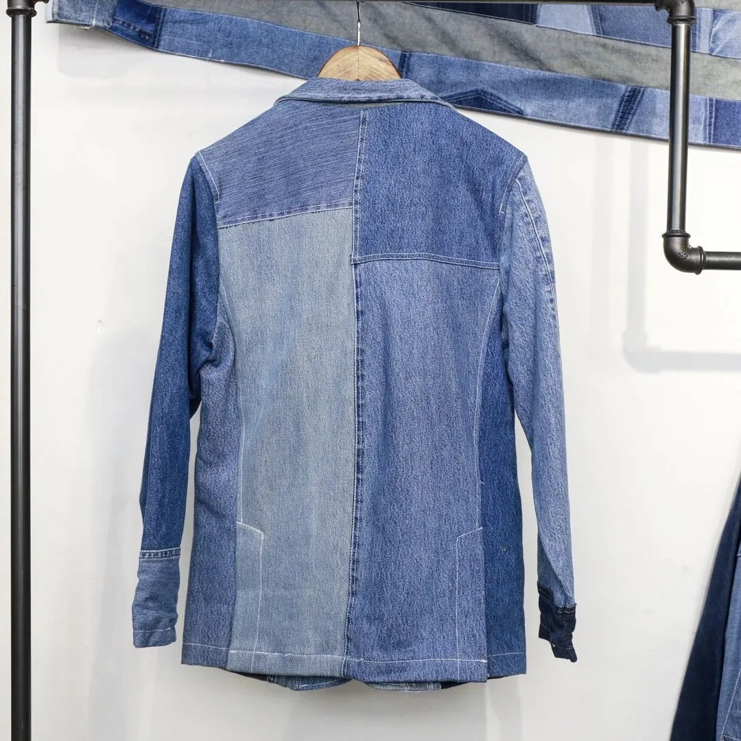 First Edition — Reworked Denim Blazer