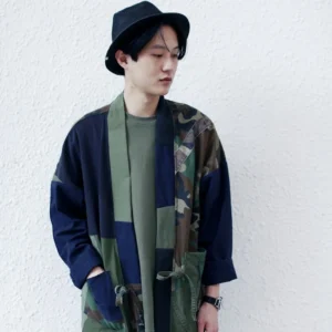 First Edition — Classic Denim Patchwork Kimono