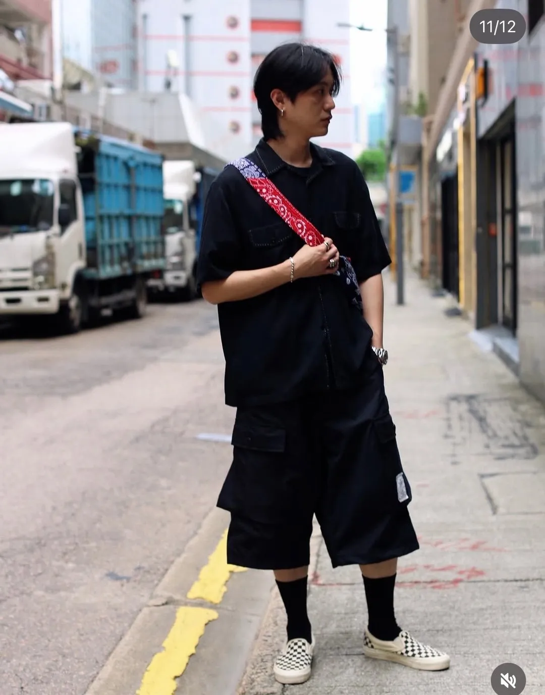 First Edition — Patchwork Cargo Shorts