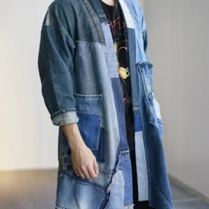 First Edition — Crazy Patchwork Denim Jacket