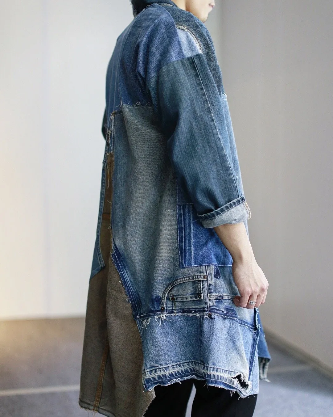 First Edition — Crazy Patchwork Denim Jacket