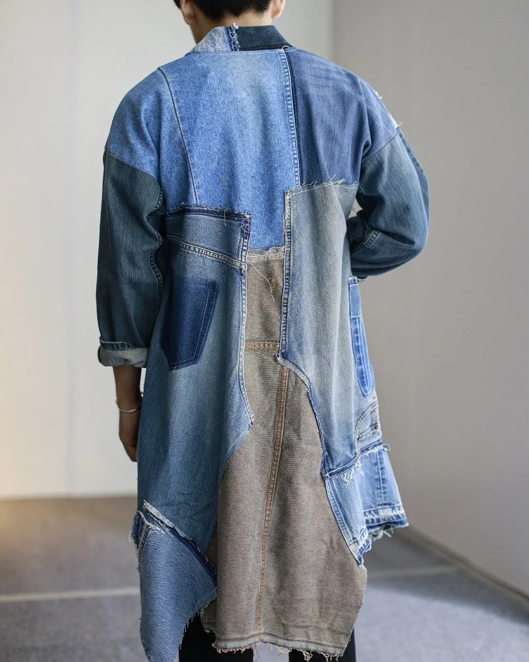 First Edition — Crazy Patchwork Denim Jacket