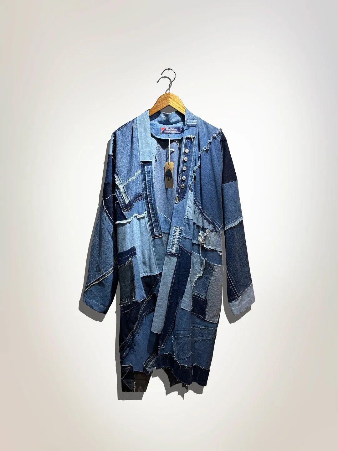 First Edition — Crazy Patchwork Denim Jacket