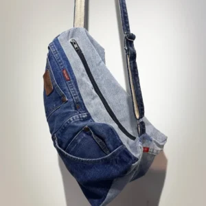First Edition — Denim Cuboid Crossbody