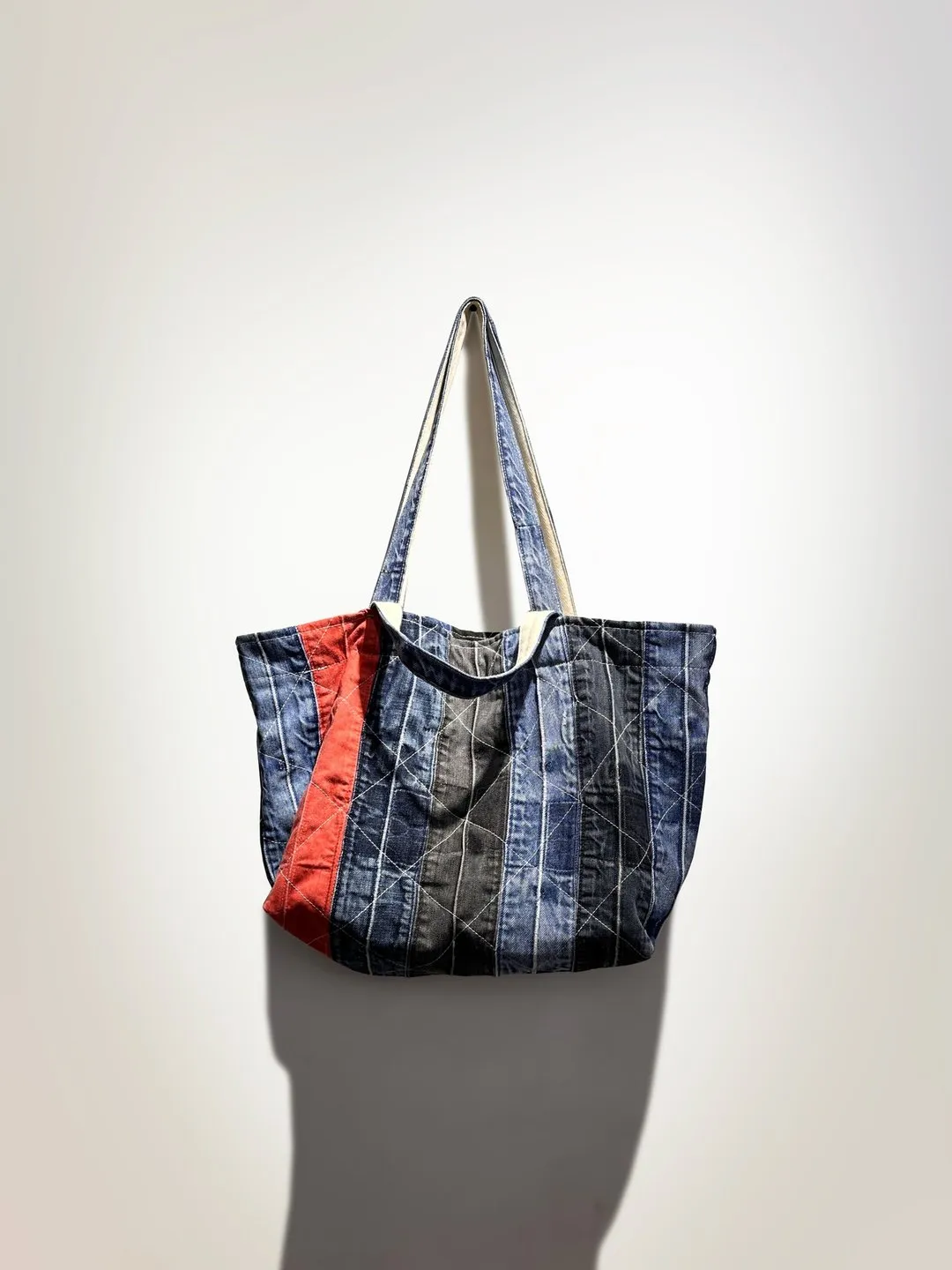 First Edition — Denim Bib Tote