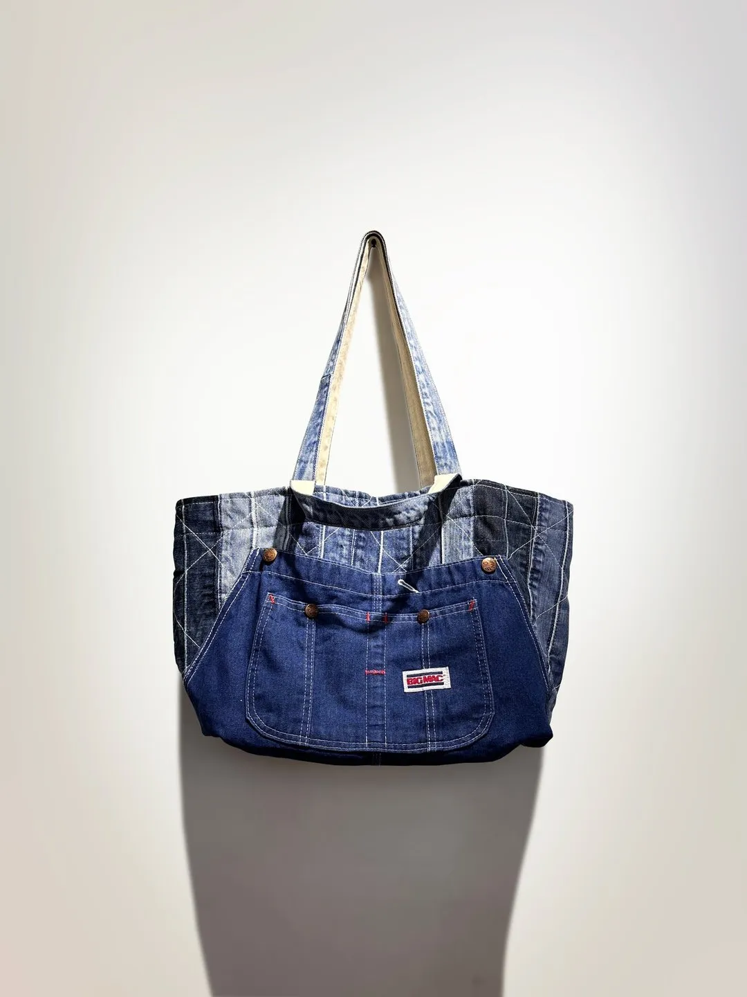 First Edition — Denim Bib Tote