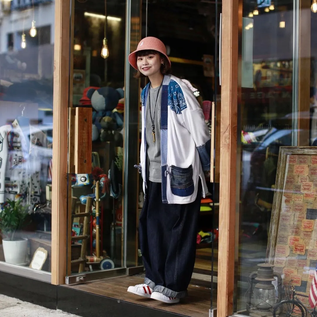 First Edition — White Paisley Kimono