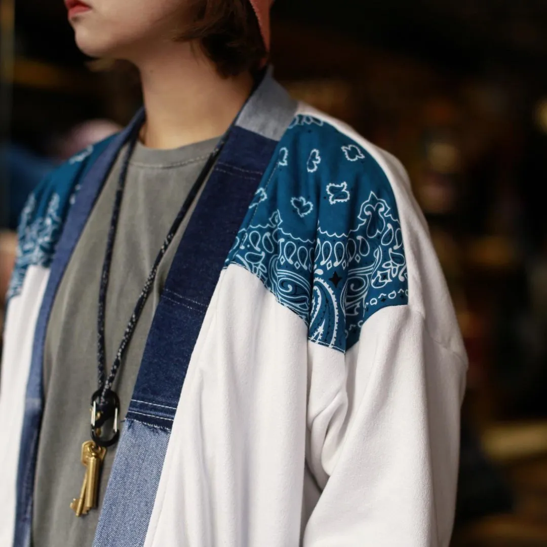 First Edition — White Paisley Kimono