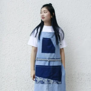 First Edition — Denim Patchwork Apron