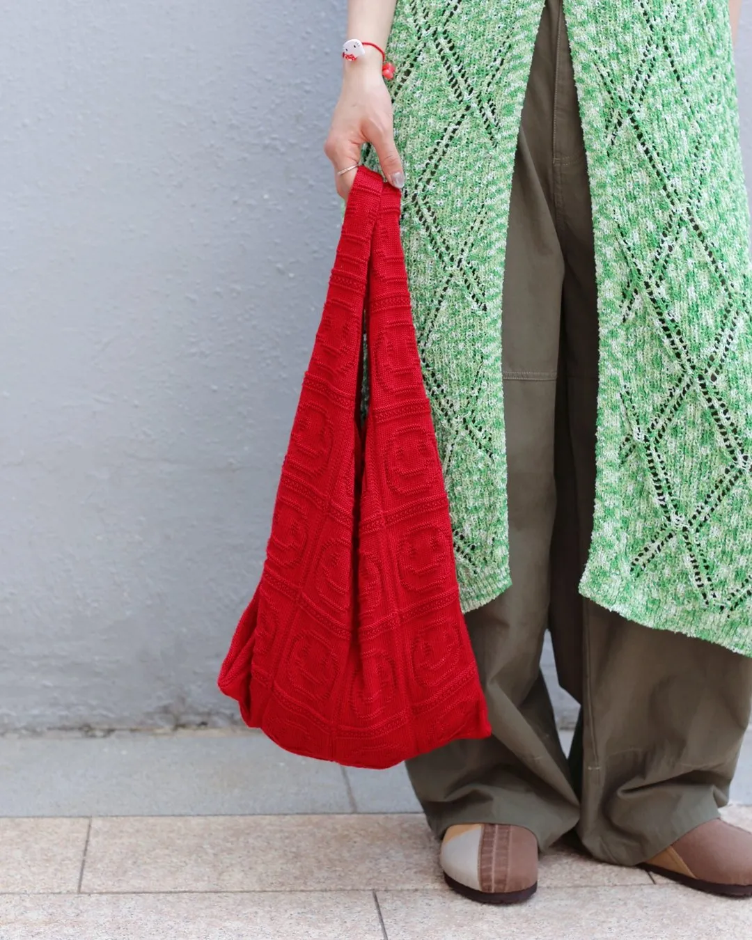 Midwest Supply — Diamond Knit Long Vest