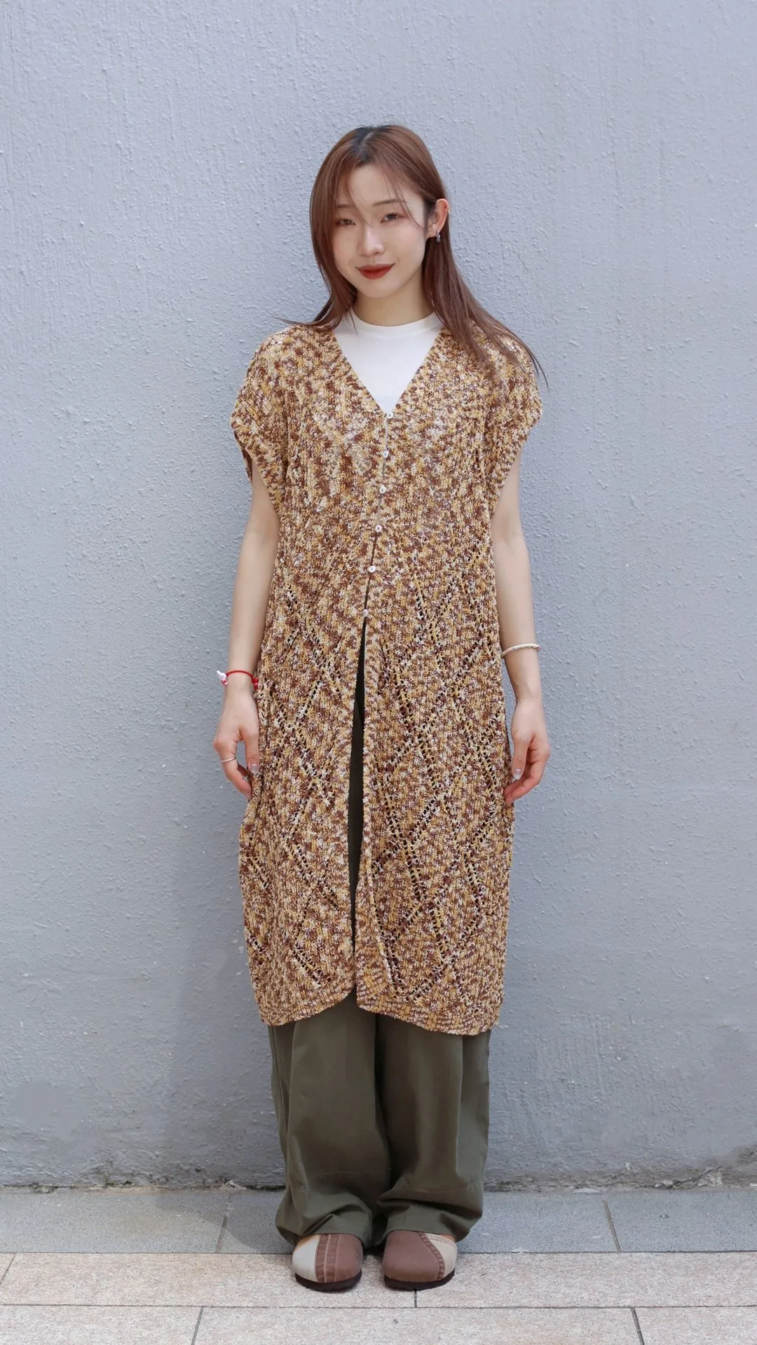 Midwest Supply — Diamond Knit Long Vest