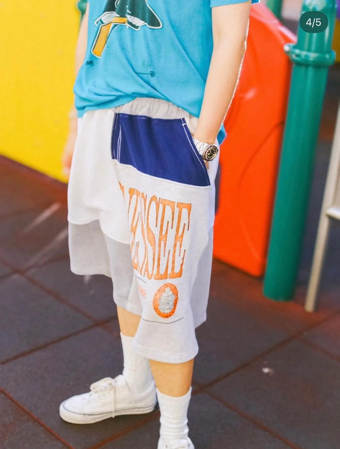 First Edition — Patchwork Athletic Shorts
