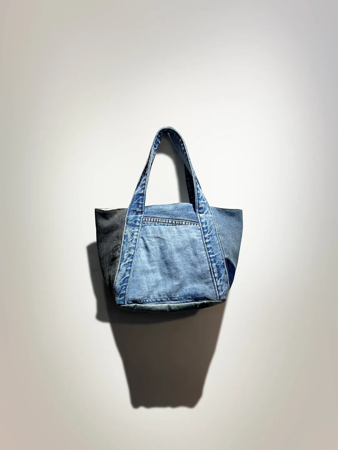First Edition — Denim Bib Mini Tote