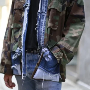 First Edition — Camouflage Army Shirt Kimono