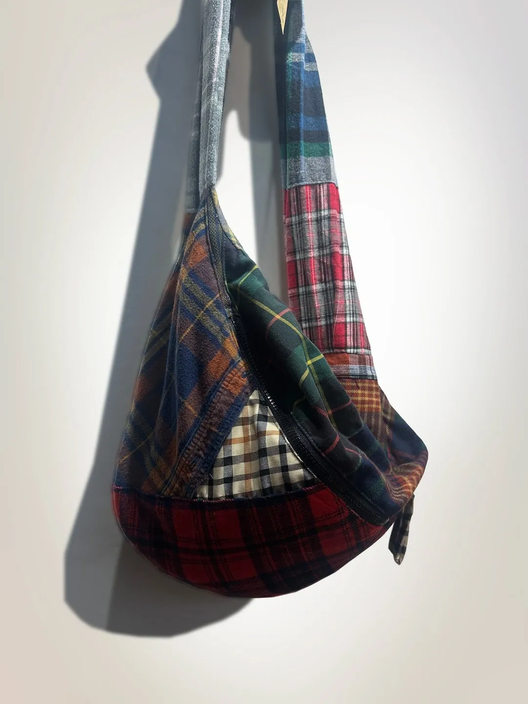 First Edition — Flannel Patchwork Crossbody