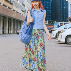First Edition — Patchwork Denim Shirt Vest