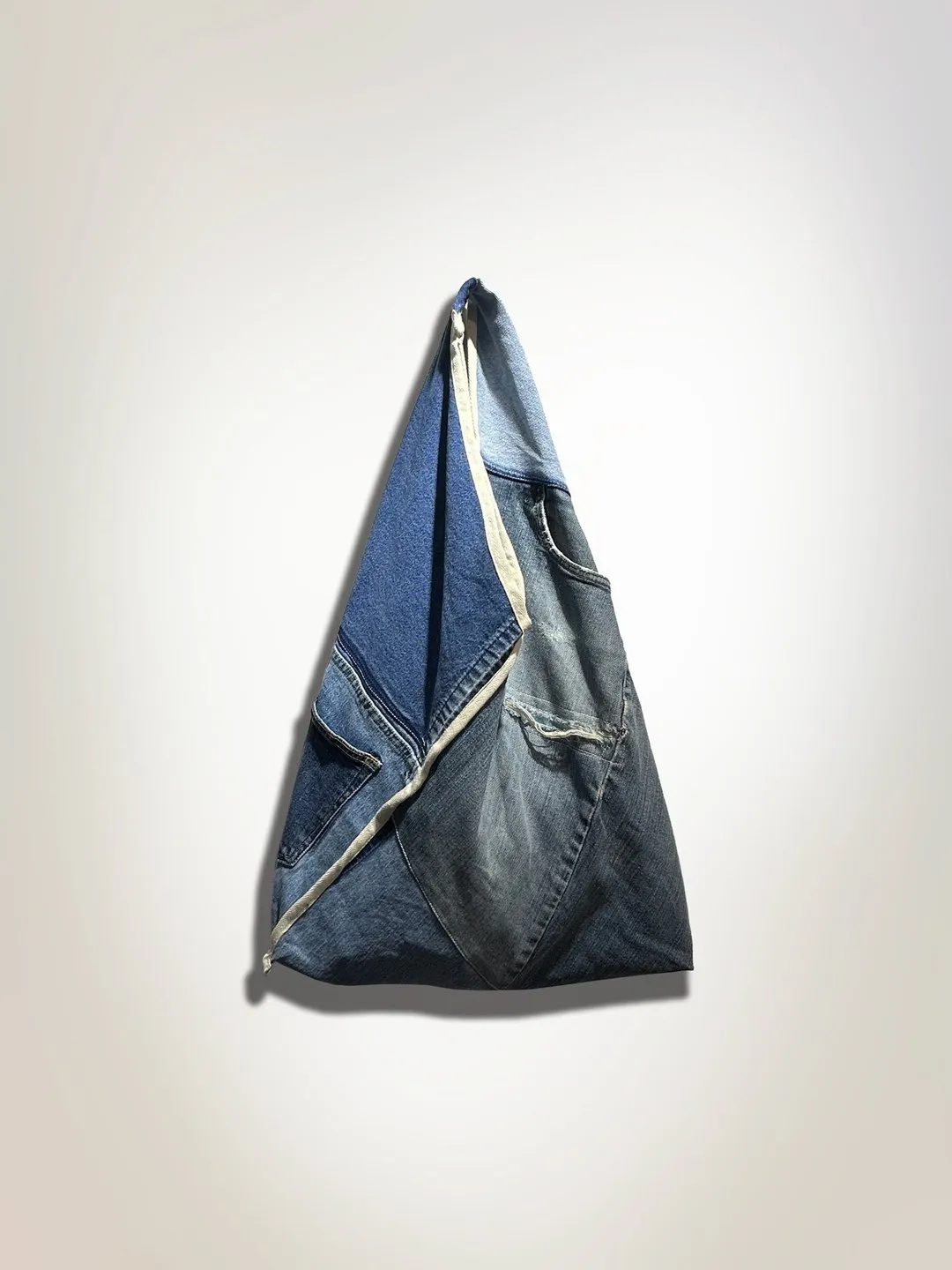 First Edition — Triangle Denim Tote
