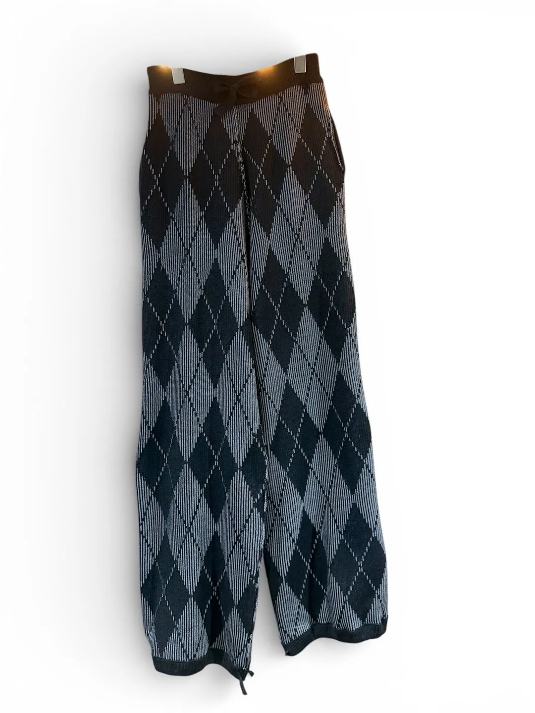 First Edition — Reversible Diamond Knit Trousers