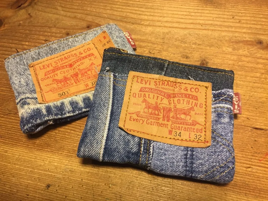 First Edition — Jeans Label Coin Bag