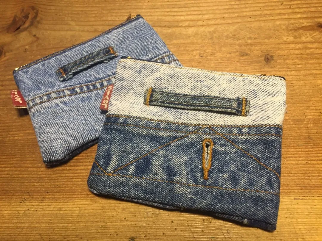 First Edition — Jeans Label Coin Bag