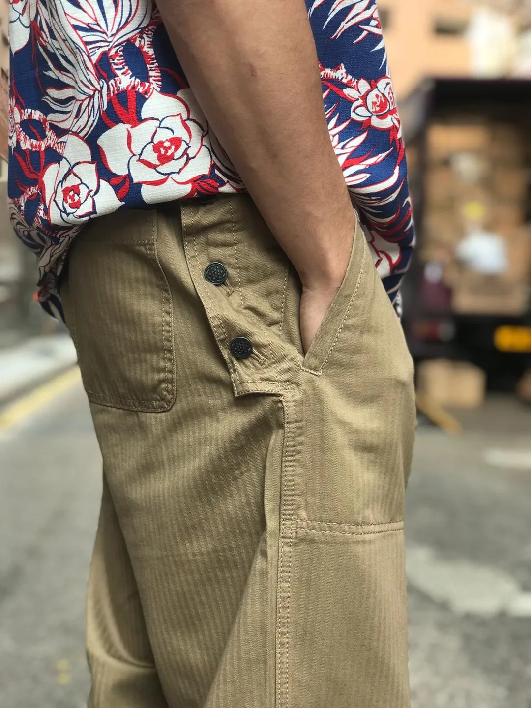 Midwest Supply — Button-Front Army Pants