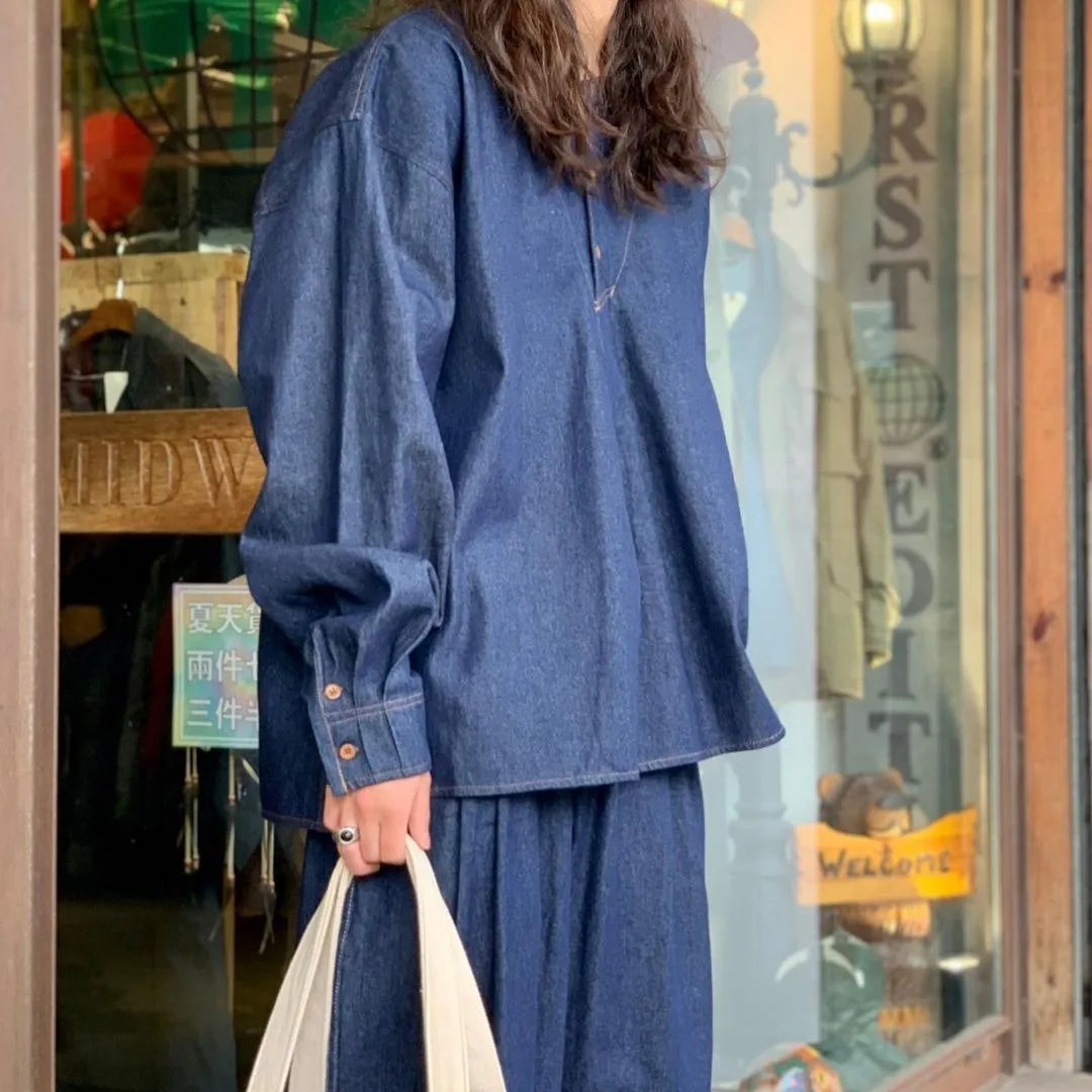 Midwest Supply — Denim Pullover Shirt
