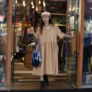 First Edition — Collared Tunic Dress
