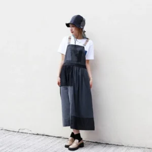 First Edition — Miffy Denim Overall Skirt