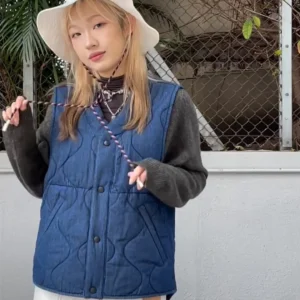Midwest Supply — Reversible Quilted Denim Vest