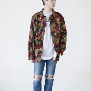 First Edition — Swiss Camouflage Shirt Jacket