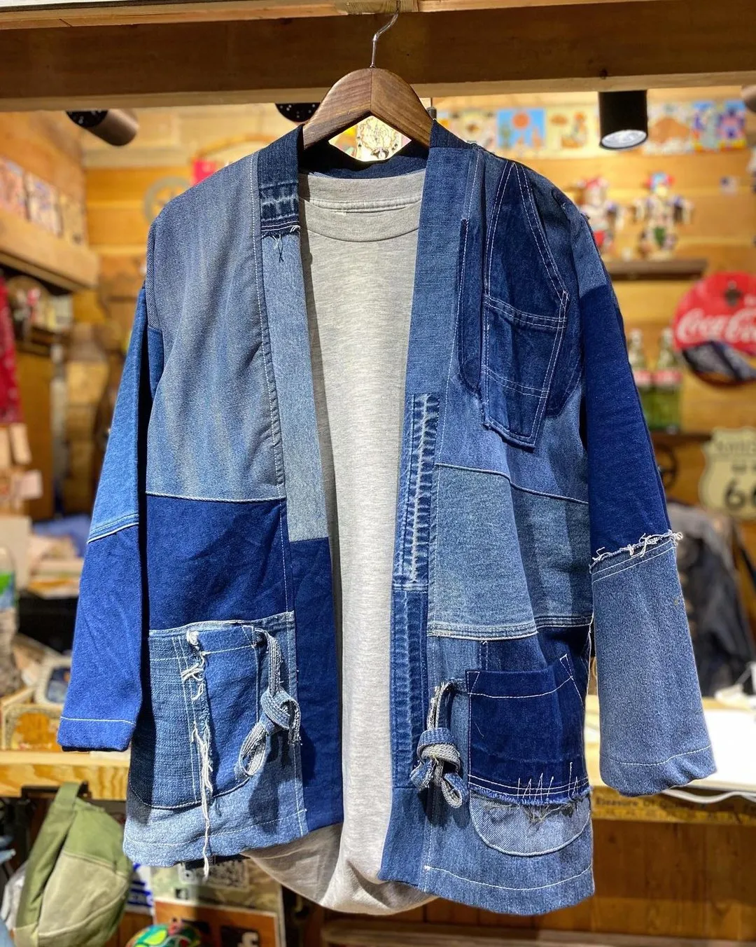 First Edition — Tonal Denim Kimono