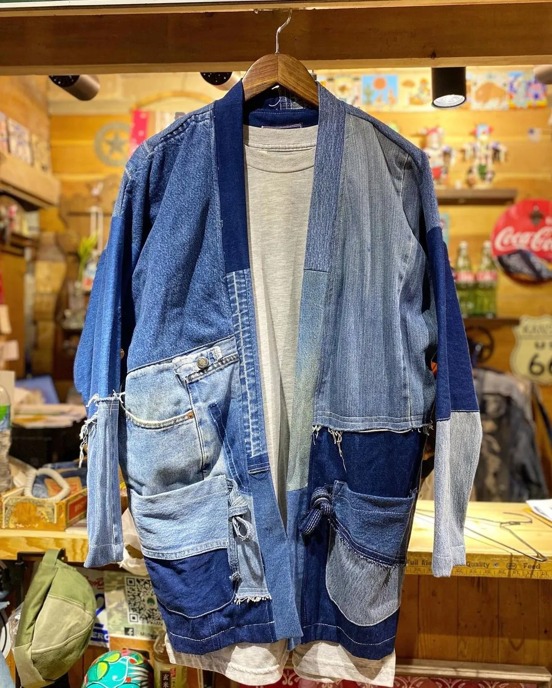 First Edition — Tonal Denim Kimono