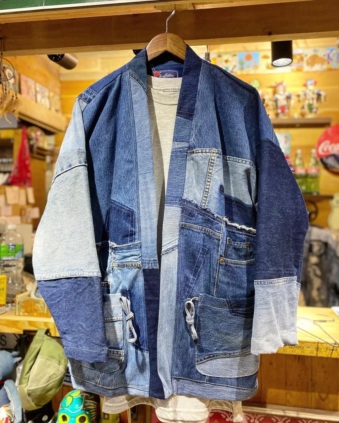 First Edition — Tonal Denim Kimono