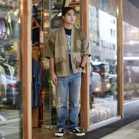First Edition — Safari Pocket Kimono