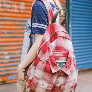 First Edition — Reconstructed Shirt Backpack