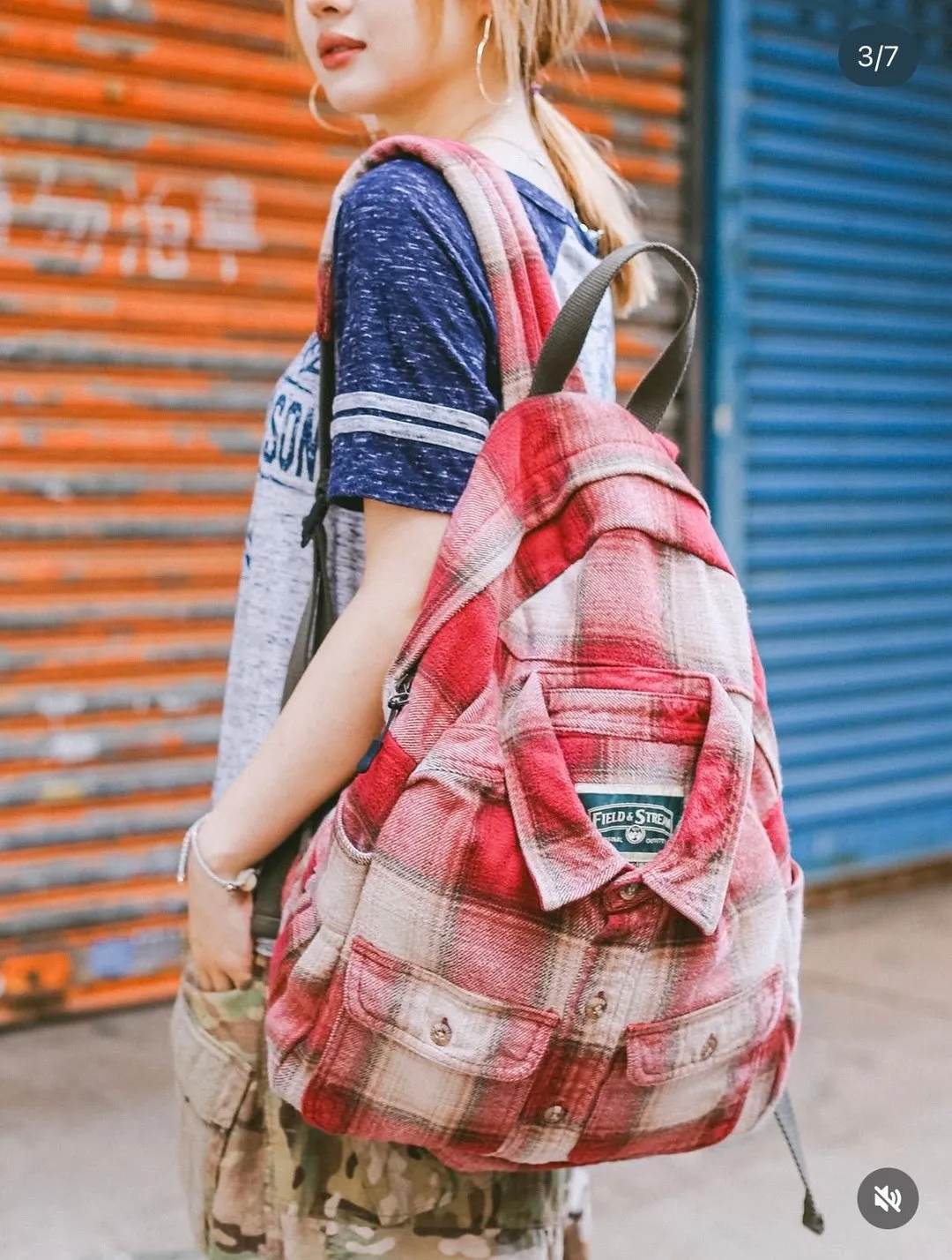First Edition — Reconstructed Shirt Backpack