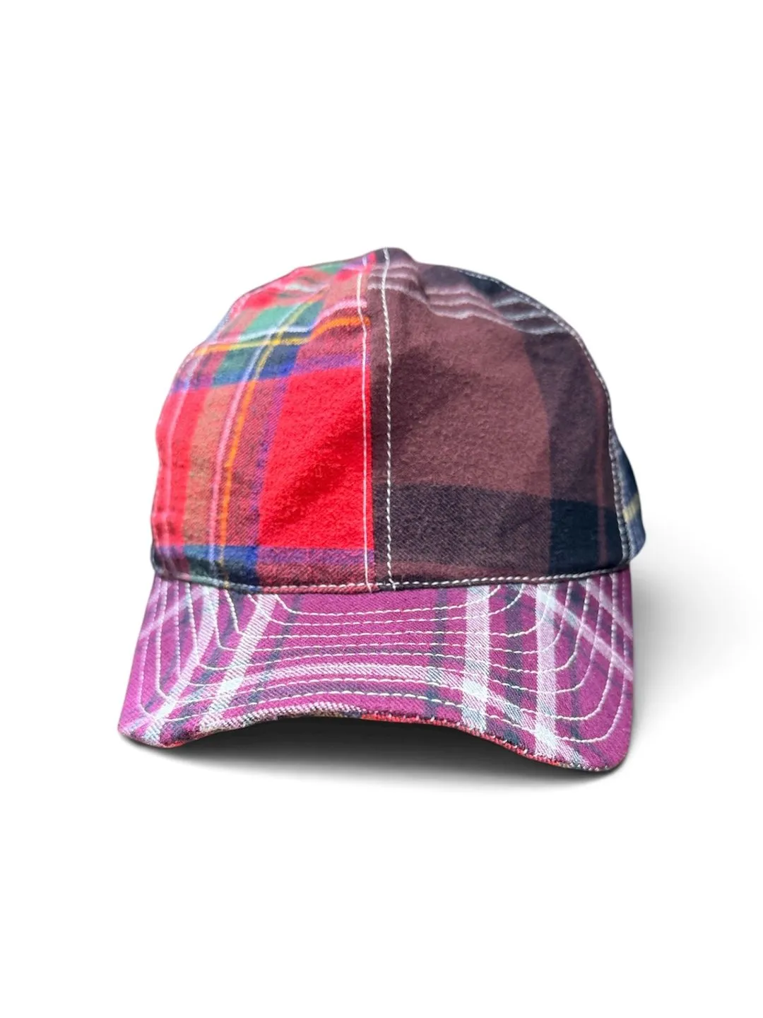 First Edition — Plaid Patchwork Baseball Cap
