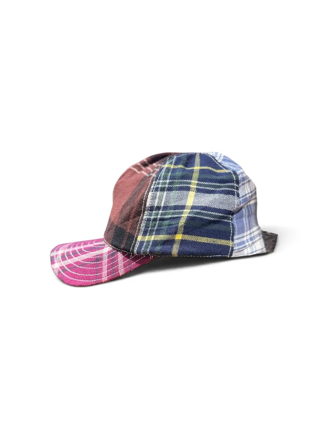 First Edition — Plaid Patchwork Baseball Cap