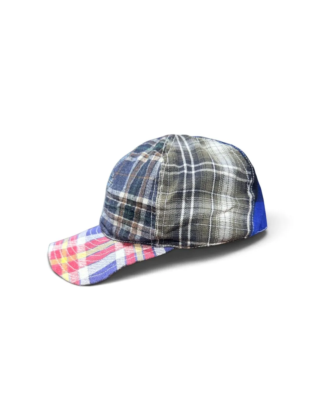 First Edition — Plaid Patchwork Baseball Cap