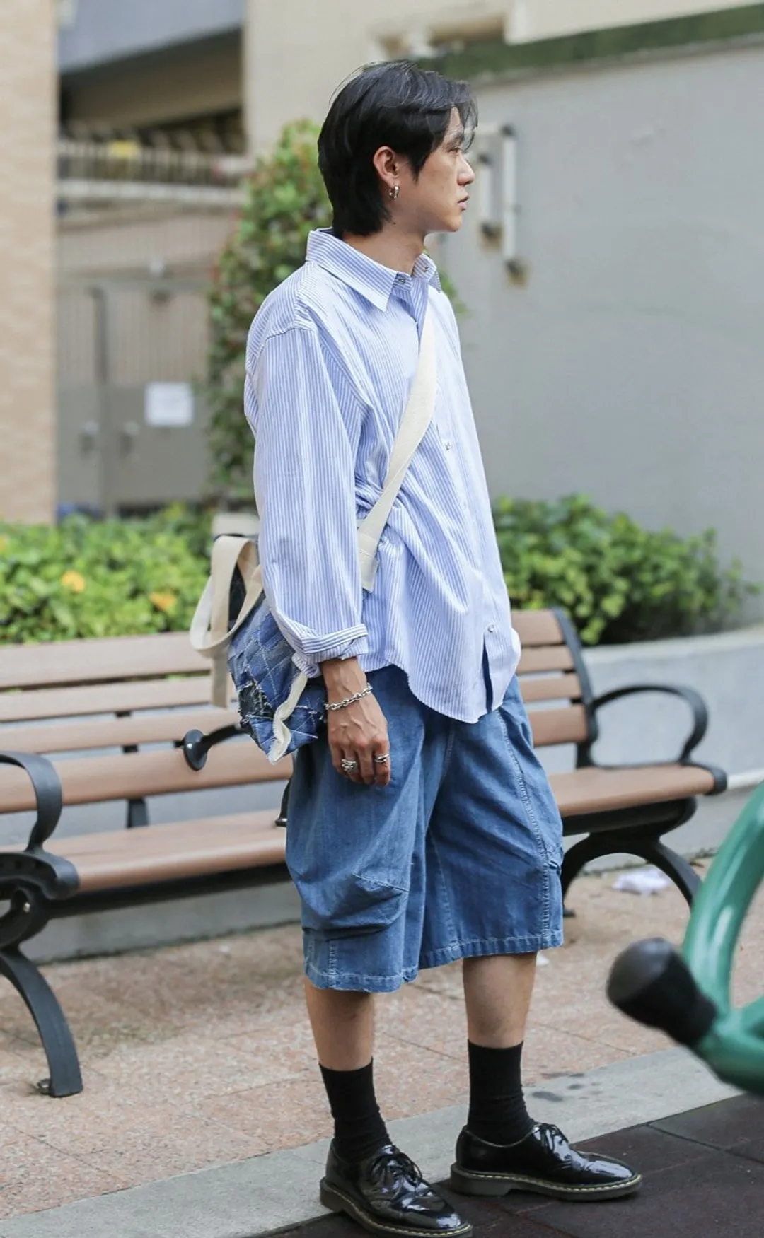 First Edition — Denim Patchwork Tote