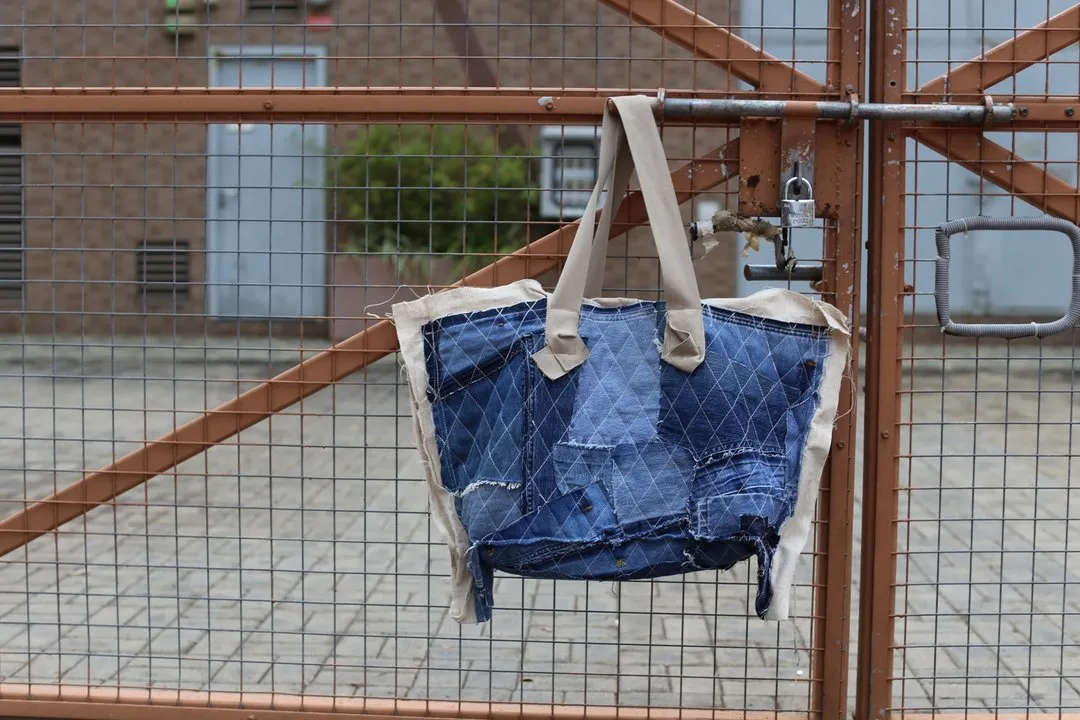 First Edition — Denim Patchwork Tote