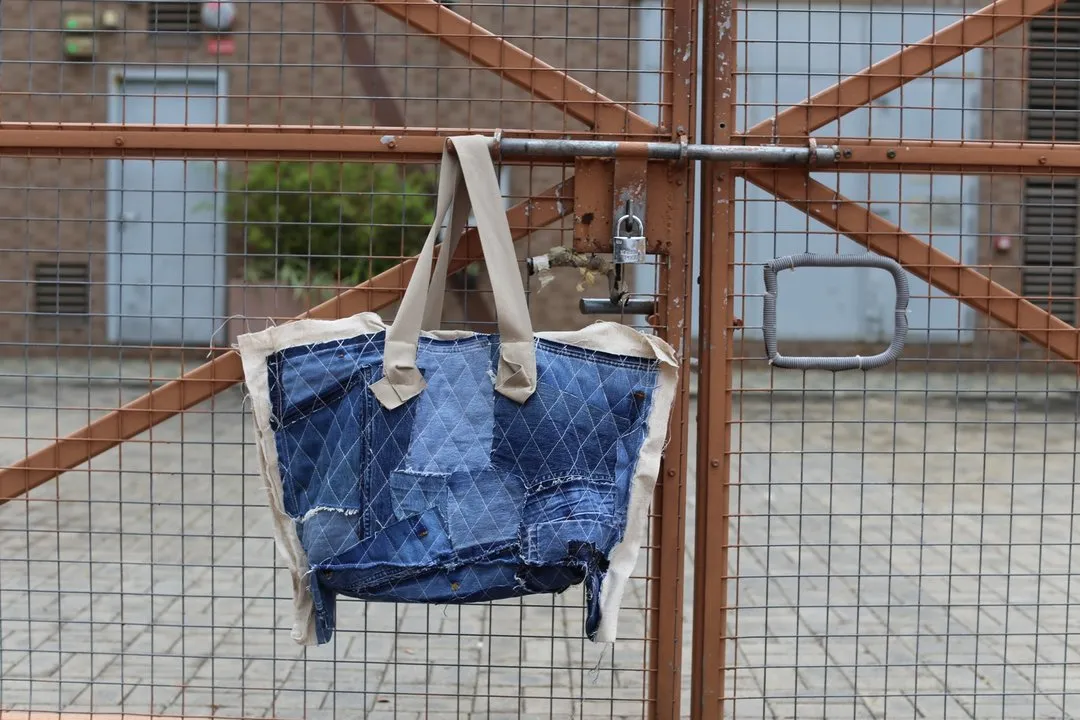 First Edition — Denim Patchwork Tote