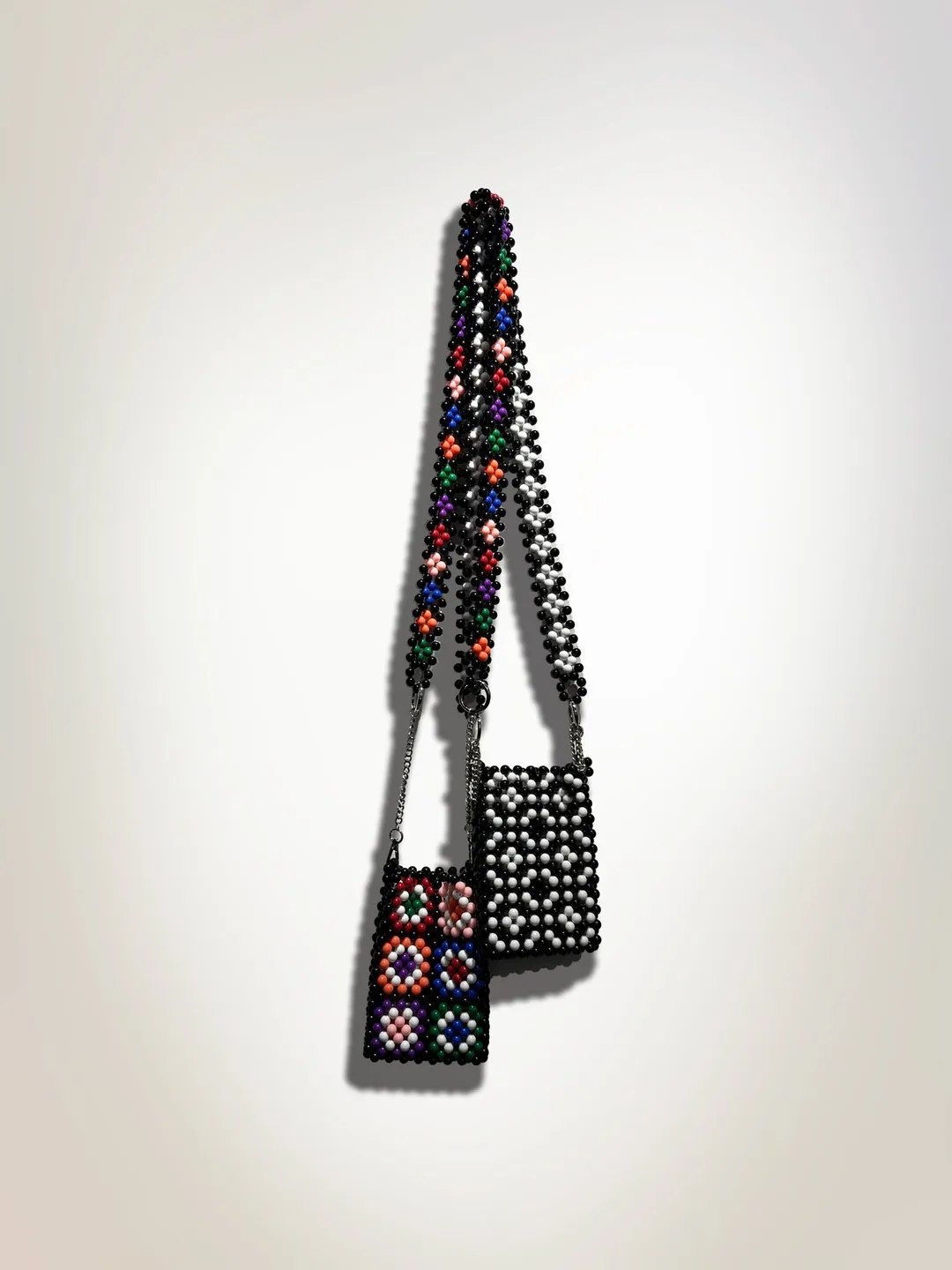 First Edition — Floral Beaded Phone Bag