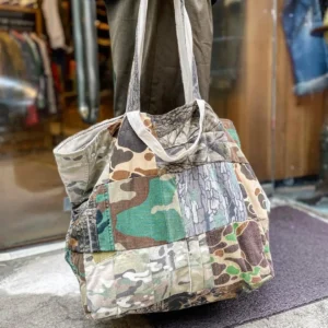 First Edition — Camouflage Patchwork Bag