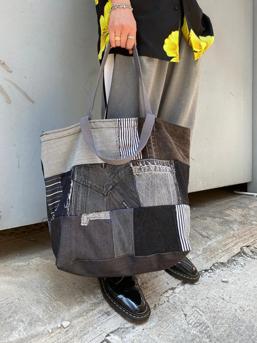 First Edition — Camouflage Patchwork Bag