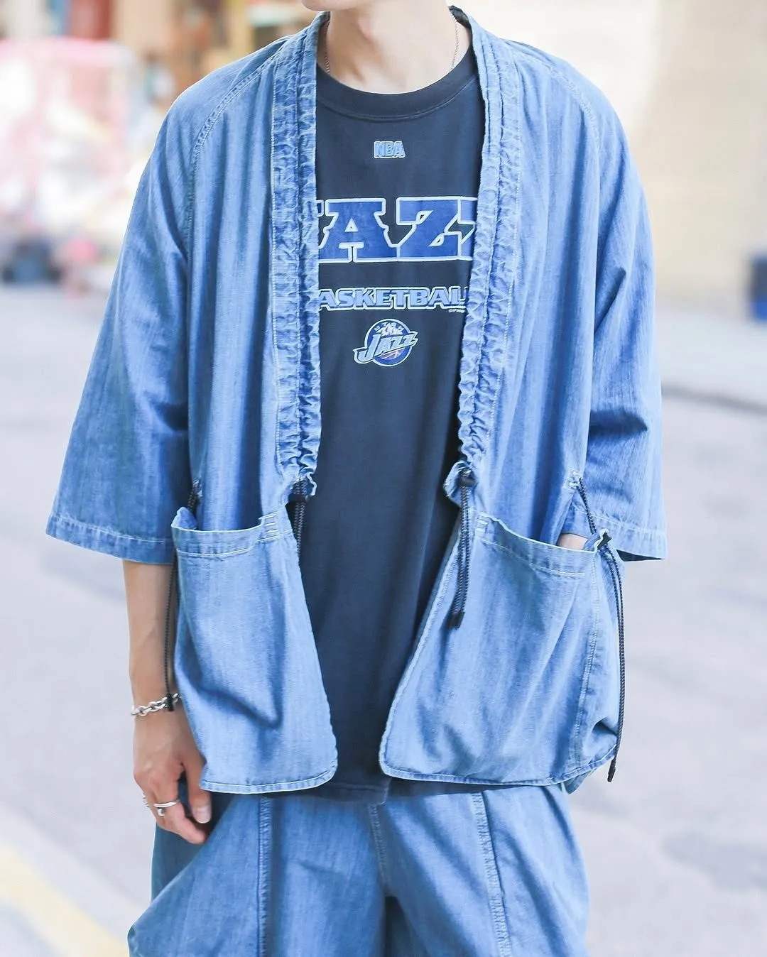First Edition — Lightweight Denim Kimono