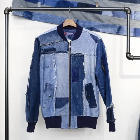 First Edition — Denim Patchwork MA-1