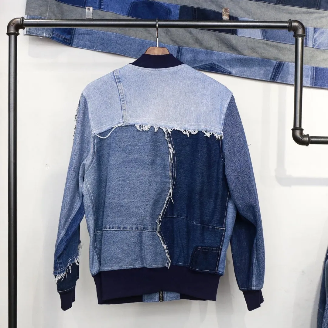 First Edition — Denim Patchwork MA-1