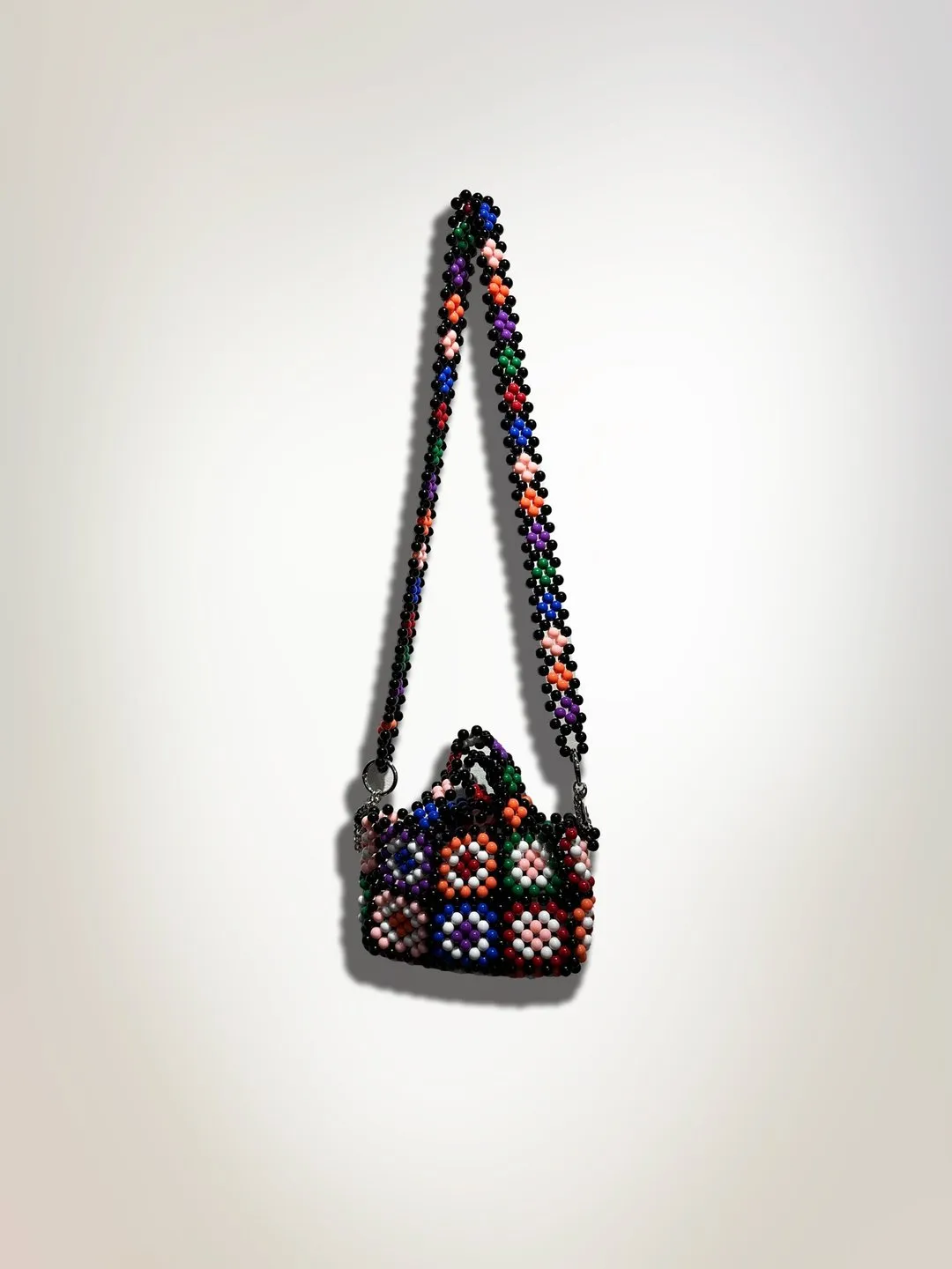 First Edition — Floral Beaded Mini Tote